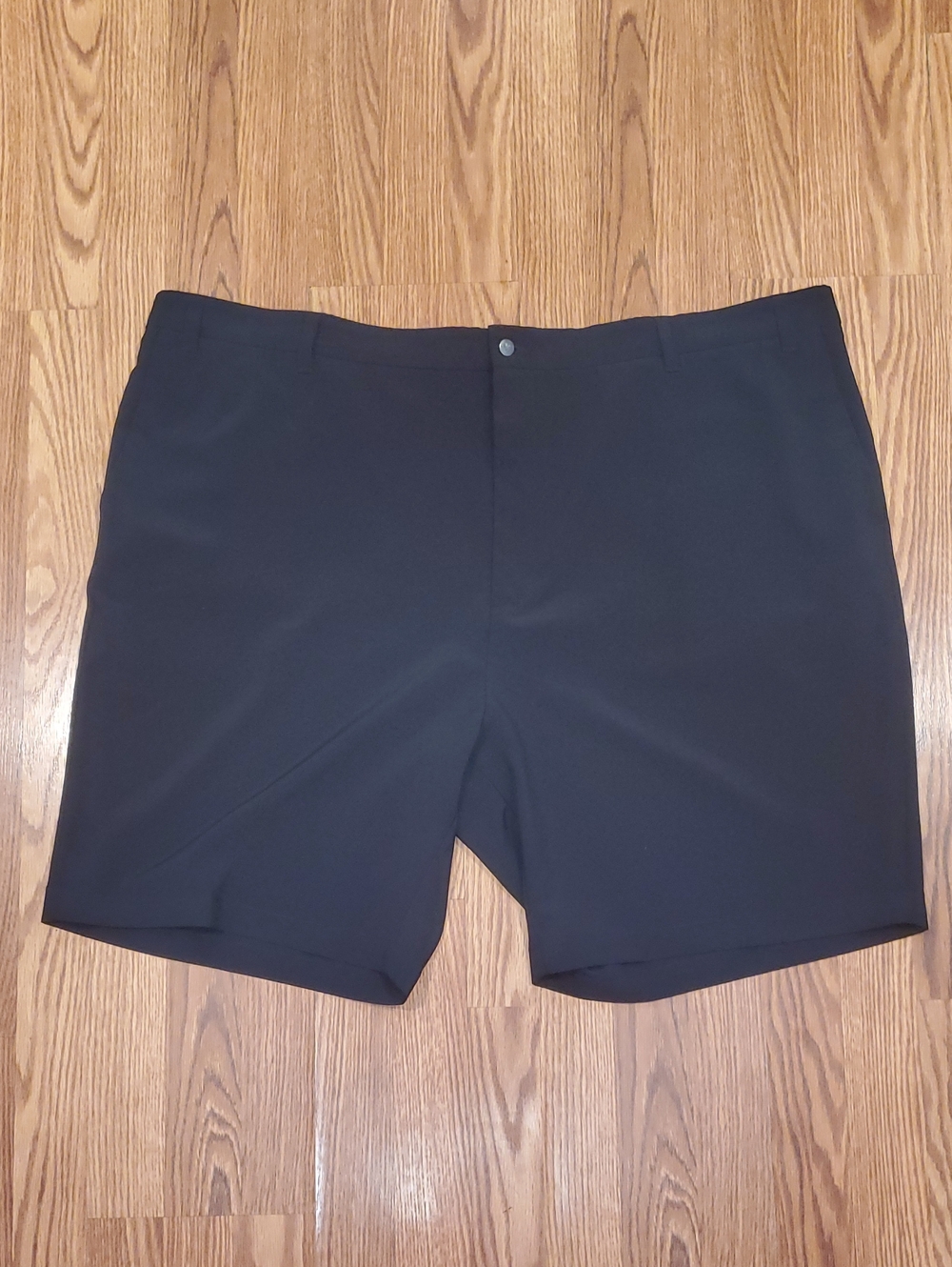 Callaway Black Flat-Front Golf Shorts